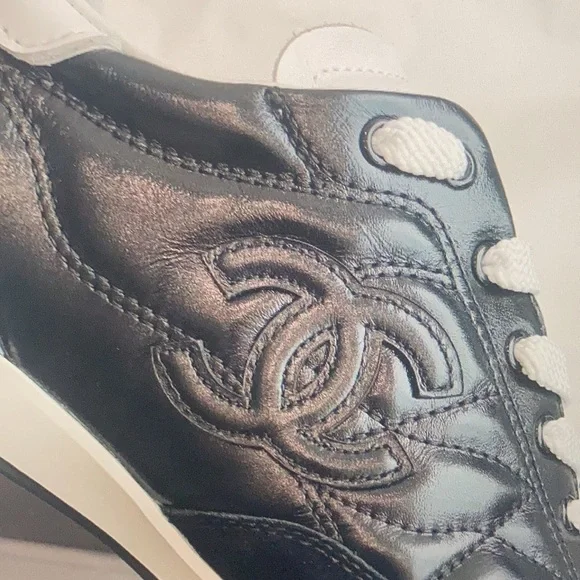 Chanel Black Womens Sneakers - Picture 7 of 9